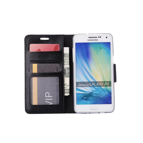Bookcase Samsung Galaxy A5 hoesje - Zwart