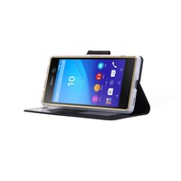 Bookcase Sony Xperia M5 hoesje - Zwart