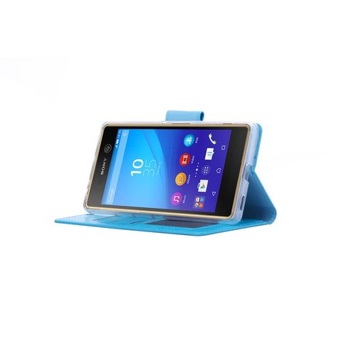 Bookcase Sony Xperia M5 hoesje - Blauw