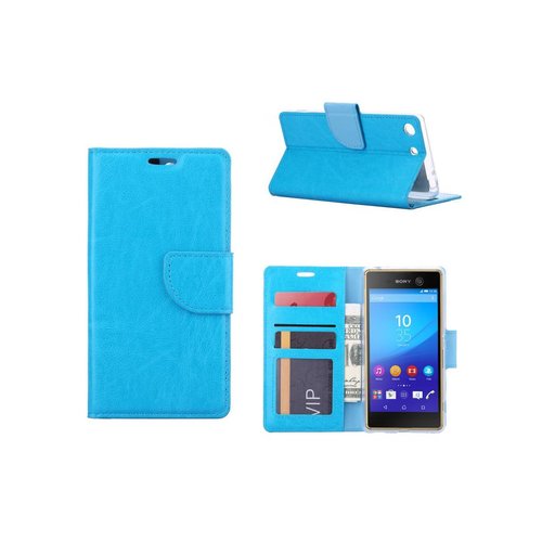 Bookcase Sony Xperia M5 hoesje - Blauw