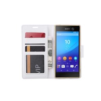 Bookcase Sony Xperia M5 hoesje - Wit