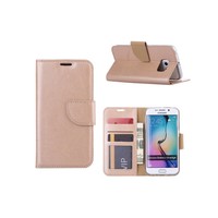 Bookcase Samsung Galaxy S6 Edge hoesje - Goud