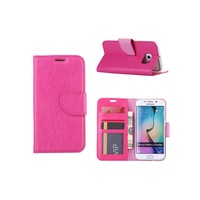 Bookcase Samsung Galaxy S6 Edge hoesje - Roze