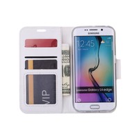 Bookcase Samsung Galaxy S6 Edge hoesje - Wit