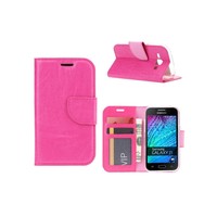 Bookcase Samsung Galaxy J1 hoesje - Roze