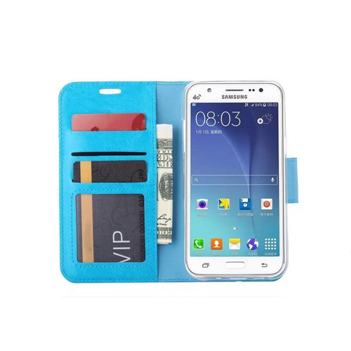 drijvend Alert ui Bookcase Samsung Galaxy J5 hoesje - Blauw - Diamtelecom