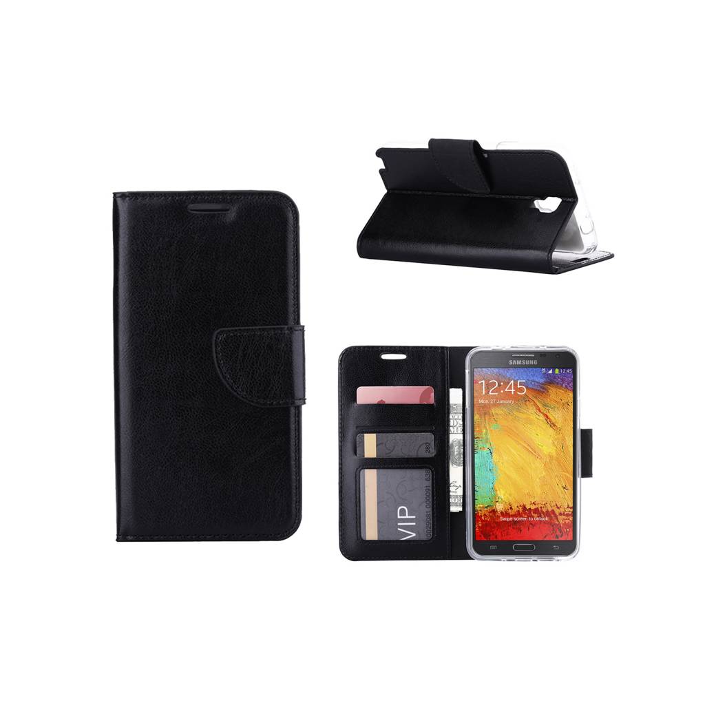 Veroveren stap in replica Bookcase Samsung Galaxy Note 3 Neo hoesje - Zwart - Diamtelecom