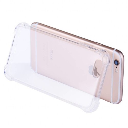 Bumpercase hoesje voor de Apple iPhone 6 Plus / 6S Plus - Transparant