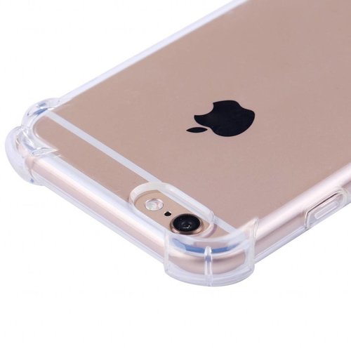 Bumpercase hoesje voor de Apple iPhone 6 Plus / 6S Plus - Transparant