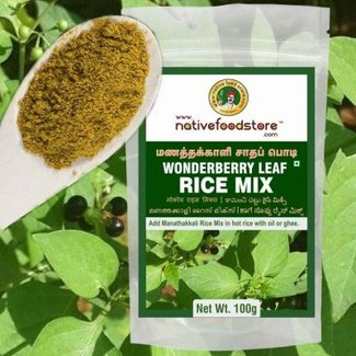 Native Food Wonderberry Leaf Rice Mix, 100 gr