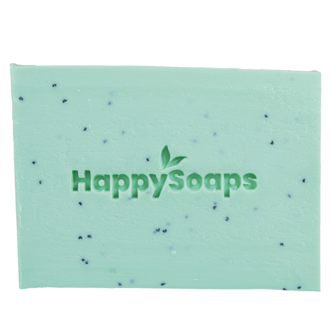 HappySoaps Zeep: Happy Body Bar - Tea Tree en Pepermunt