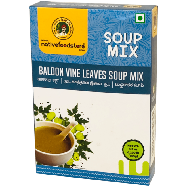 Native Food Soup Mix: Balloon Vine Leaves, 100 gr