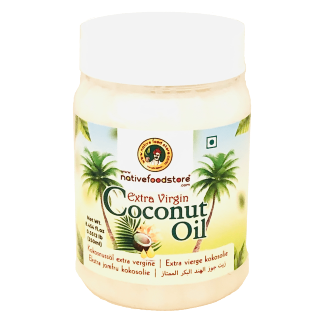 Native Food Extra Virgin Coconut Oil, 250 ml