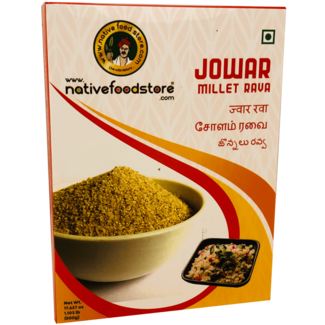 Native Food Jowar Millet Rava (griesmeel) - 500 gr