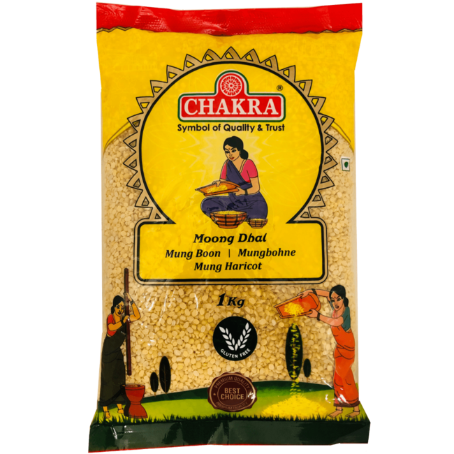 Chakra Moong Dhal Polished Split, 1 kg