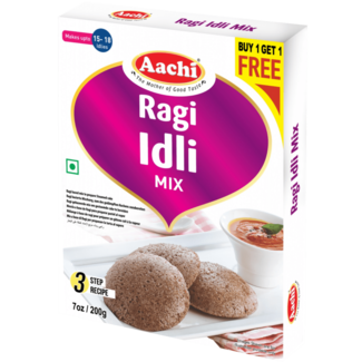 Aachi Masala Ragi Idli Mix, 200 gr (Buy1-Get1Free)