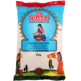 Chakra Steamed Wheat Flour (Tarwemeel), 1 kg