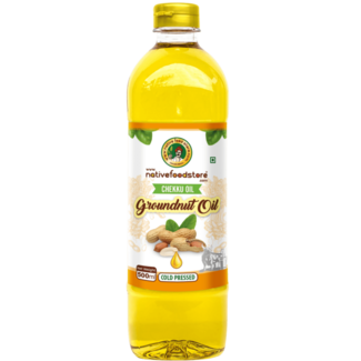 Native Food Arachideolie (koudgeperste pinda olie), 500 ml