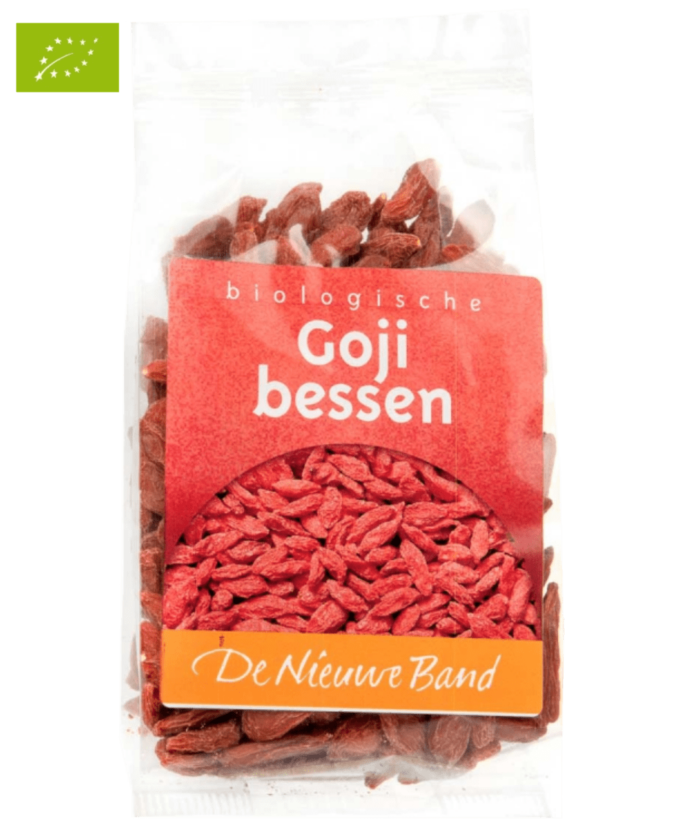~ kant Vel De Alpen Biologische Goji Bessen, 100 gr - Geenaardappels.nl