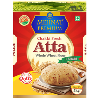 Mehnat Chakki Fresh Atta Wheat Flour, 5 kg