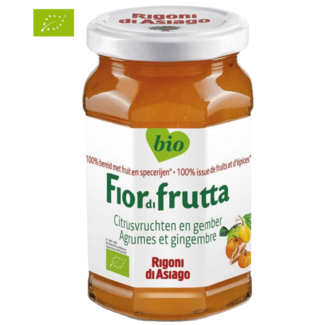 FiordiFrutta Biologisch Fruitbeleg Citrus & Gember, 250 g