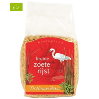 De Nieuwe Band Biologische Zoete Bruine Rijst, 500 g