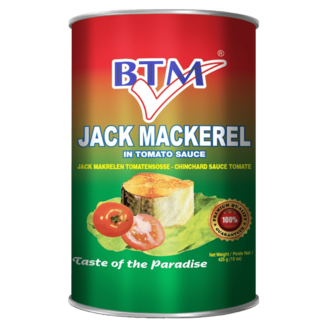 BTM Jack Mackerel in Tomato Sauce, 425 g