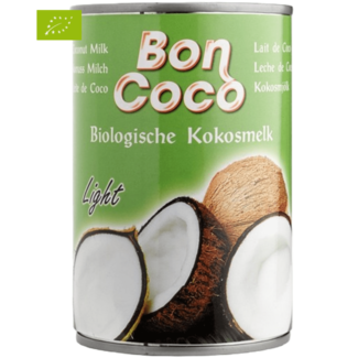 Bon Coco Biologische Kokosmelk, 400 ml