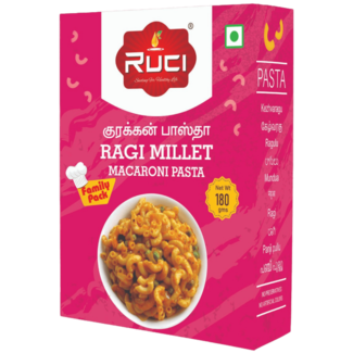 Ruci Ragi Millet Macaroni Pasta, 180 g