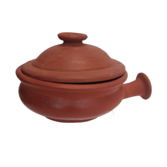 Pavithram Klei / Terracotta Biryani Pan Met Deksel