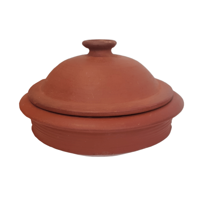 Pavithram Clay Fish/Chicken Pot With Lid