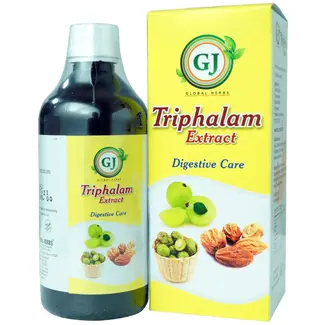 GJ Triphalam Extract - Digestive Care Supplement, 500 ml
