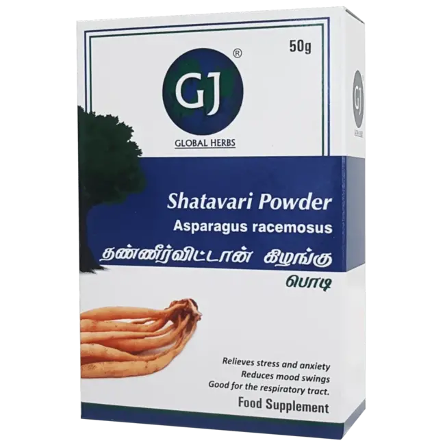 GJ Shatavari Powder - Food Supplement, 50 g