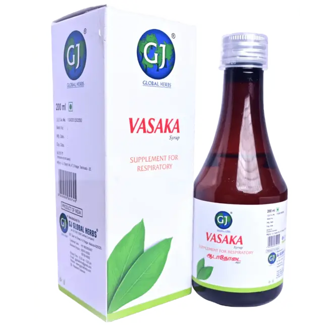 GJ Vasaka Siroop - Luchtwegen Supplement, 200 ml