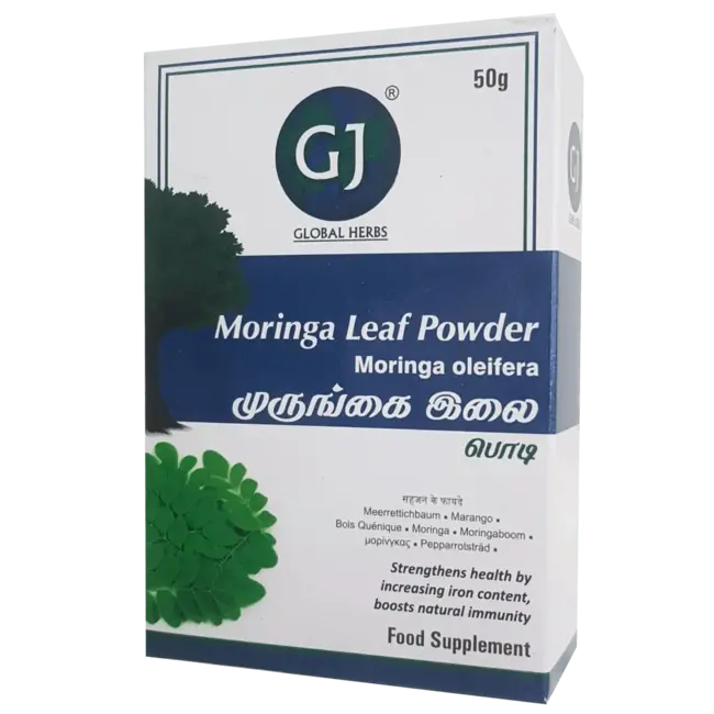 GJ Moringa Poeder - Weerstand Supplement, 50 g