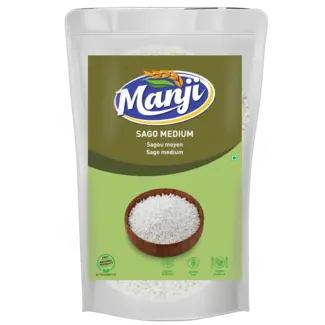 Manji Sago Medium (Tapioca), 500 g