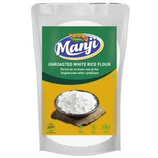 Manji Ongeroosterde Witte Rijstmeel, 1 kg