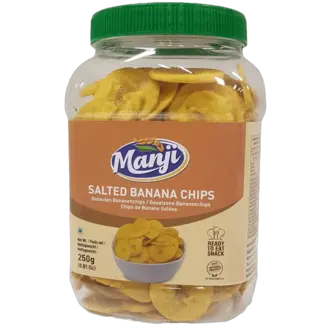 Manji Gezouten Bananen Chips, 250 g