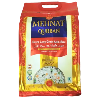 Mehnat Qurban Extra Long Grain Sella Rice, 5 kg