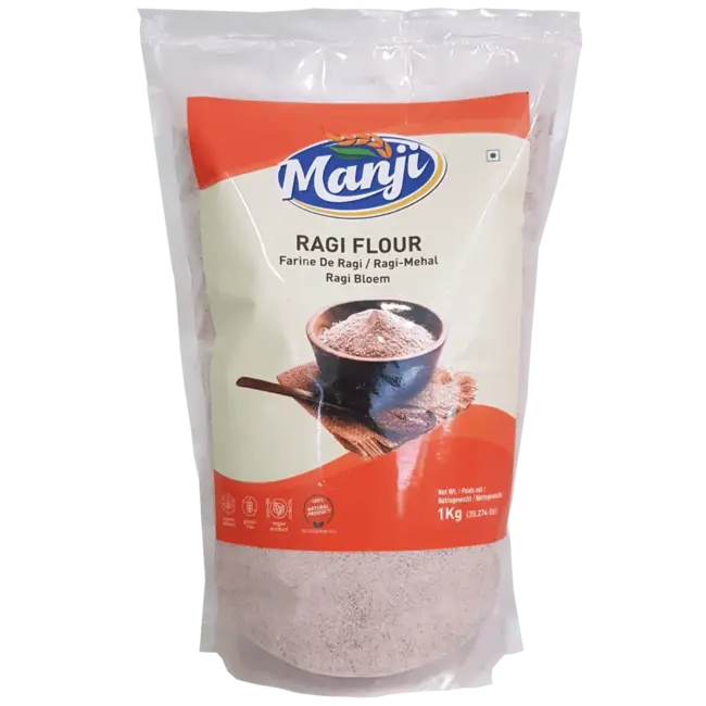 Manji Finger Millet (Ragi) Flour, 1 kg