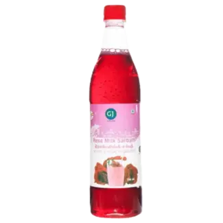 GJ Roze Milk Sarbath Syrup, 750 ml