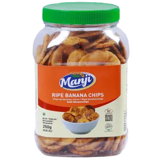 Manji Ripe Banana Chips, 250 g