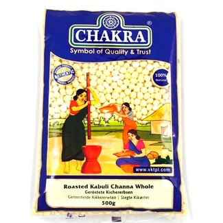 Chakra Roasted Kabuli Chana Whole, 500 gr