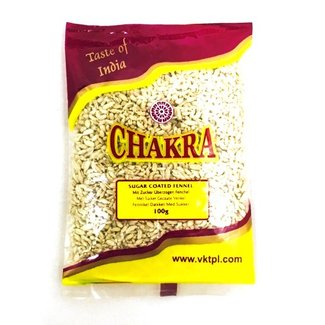Chakra Sugar Coated Fennel, 100 gr