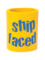 BoatMates Can Cooler Shipfaced Yellow/Blue