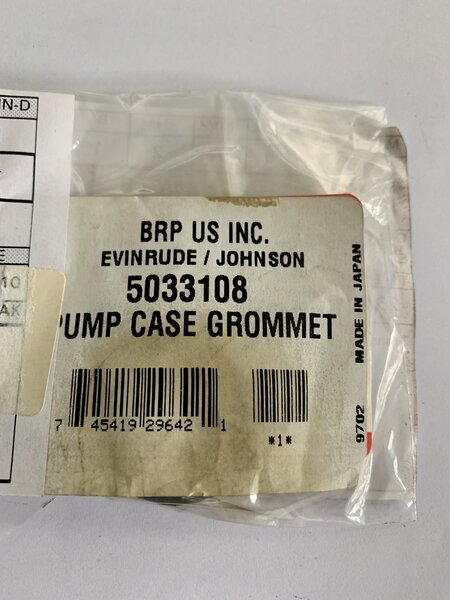 OMC Pump case grommet