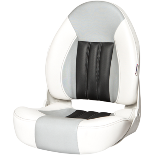 Tempress ProBax Boat Seat White/Gray/Carbon