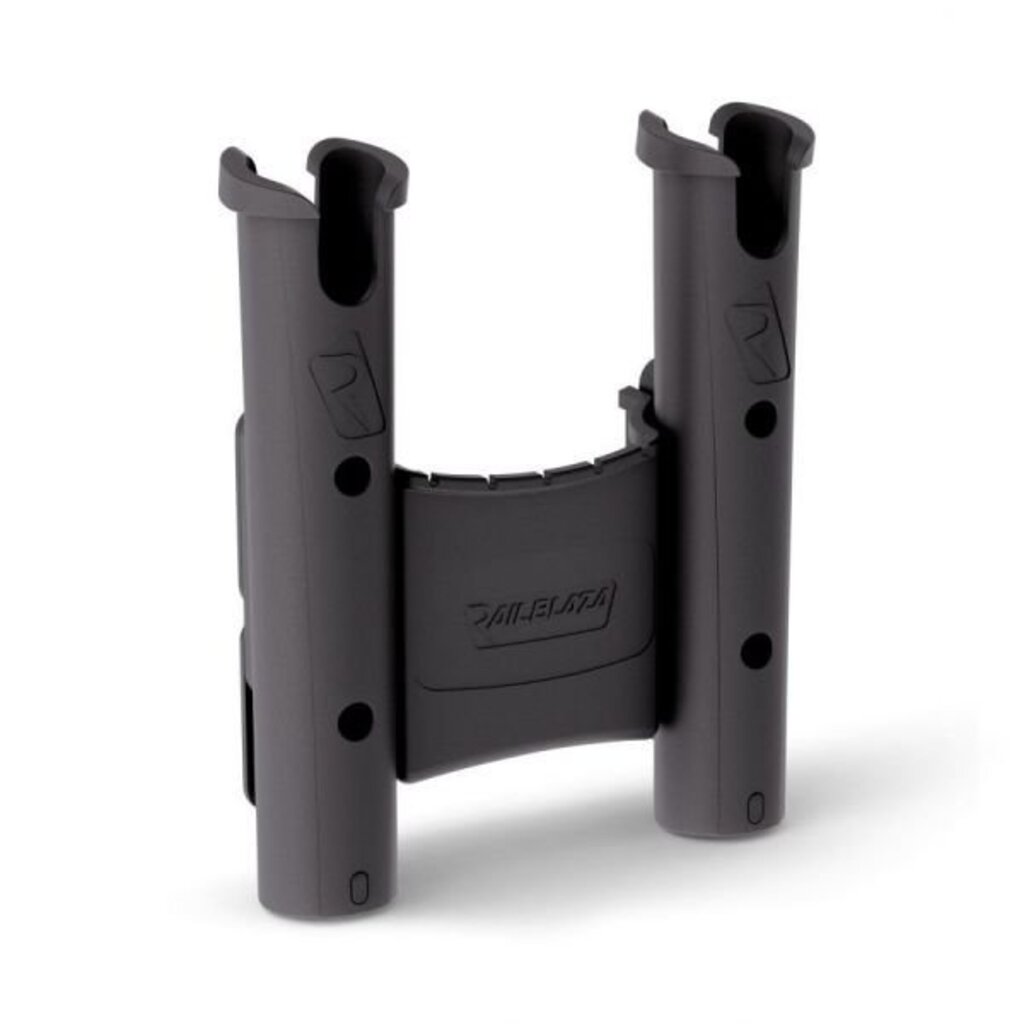 Railblaza Rod Holder Dual with caddy Black