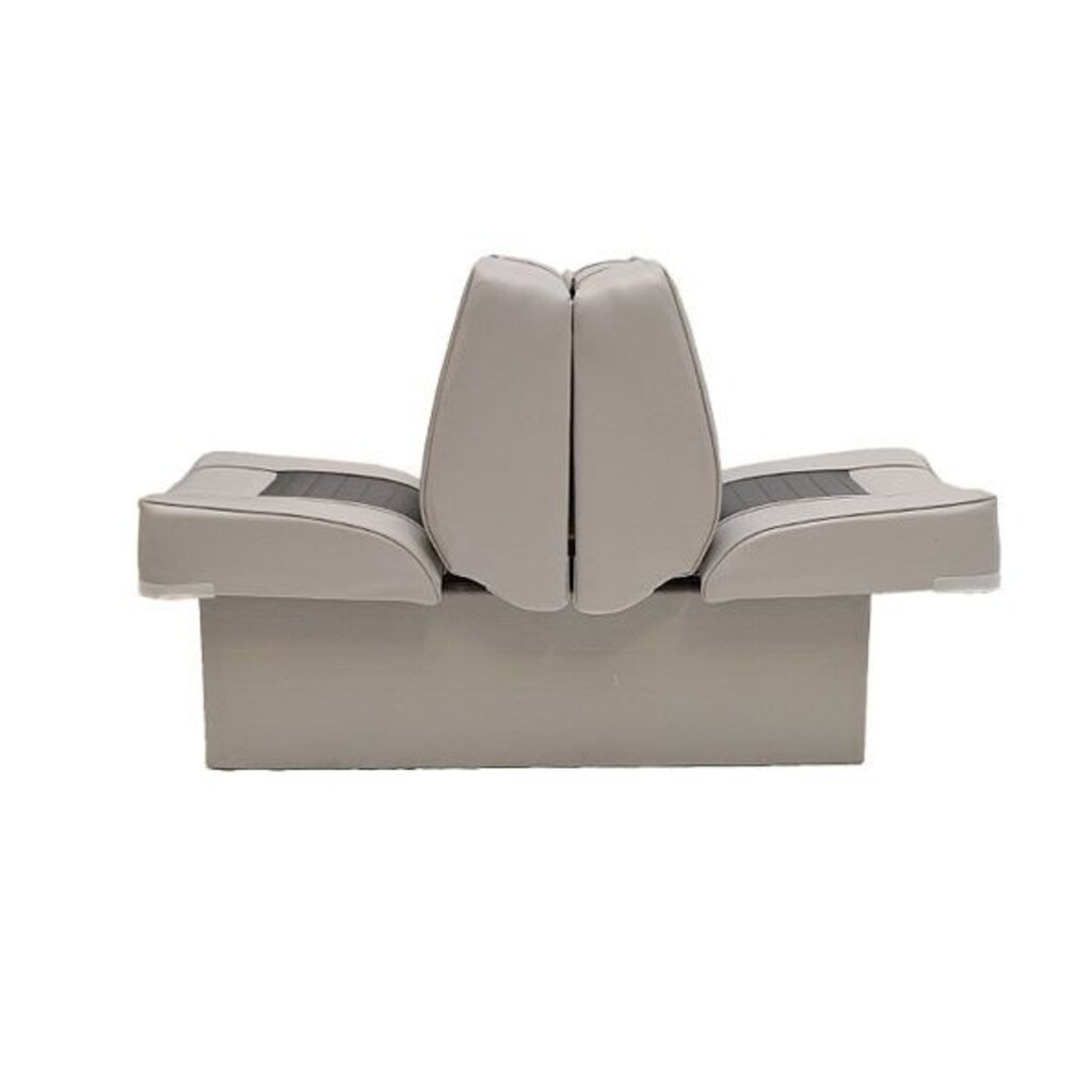 Eggers Back to Back Boat Seat Gray/Charcoal