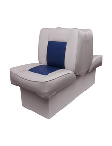 Eggers Rug aan rug bootstoel Grijs/Blauw